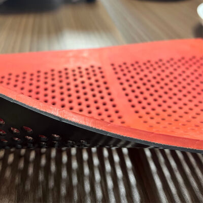 8 mm Dicke Anti-Clog Gummi-Screen Mat mit rechteckigen Löchern für Trocken-Nass-Screening