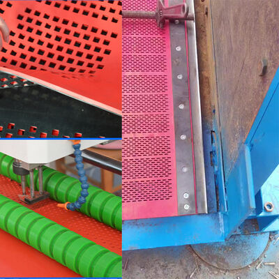 1.25m Rubber Screen Panel 8mm Thickness with Hooks for Dry Screening