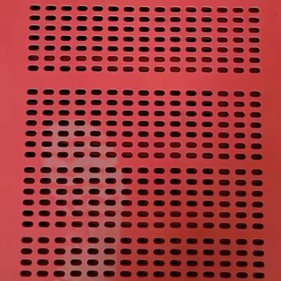 1m Anti-Clog Gummisiebmatte mit 4mm Rundlöchern und 5x längerer Lebensdauer für einfache Hakmontage