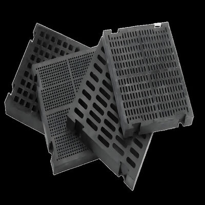 25 mm Dicke Gummi-Bildschirm-Platte mit 40 Shore A und 60 Shore A Härte für Abrasionsbeständigkeit