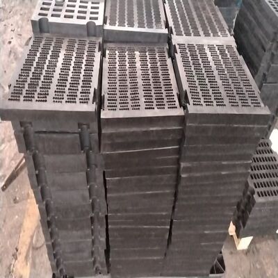 120mm Öffnung 70mm Dicke Stahlverstärkte Gummi-Siebplatte für Grobsieb