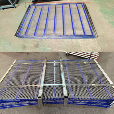 Selbstreinigendes Schirmnetz des Brechers mit Wrap Edge Vibrationsschirmnetz im Steinbruch und in der Aggregatverarbeitung