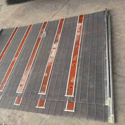 Crimped Gewebte Poly Ripple Selbstreinigung Screen Mesh für schwarze Bergbausiebe in vibrierenden Bildschirm