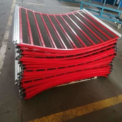 65MN Stahl selbstreinigendes Drahtnetz mit 1,2 mm-20 mm Öffnung und 0,4 mm Drahtdurchmesser für die Feinmaterialsortierung