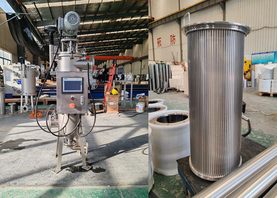Industrielle Getreidesirup automatische Selbstreinigung Filtergehäuse