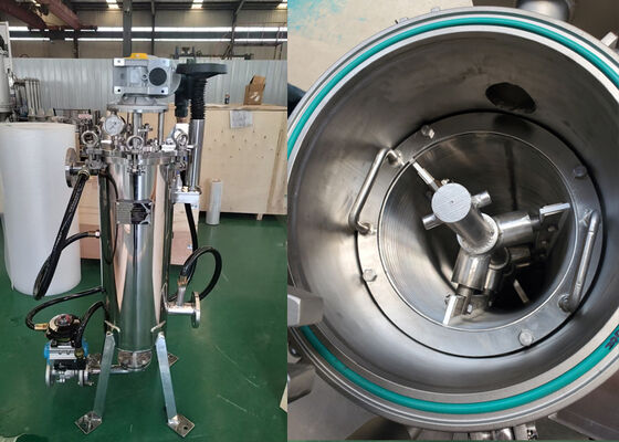 Interner Schaber-Selbstreinigungsfiltergehäuse für Eiflüssigkeitsfiltration