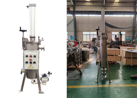 Automatisches selbstreinigendes pneumatisches Schaberfiltersieb