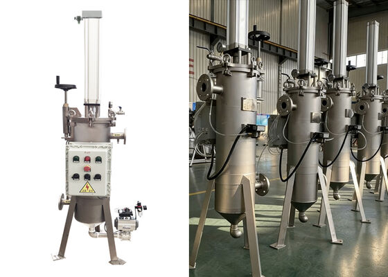 Automatischer, pneumatischer, selbstreinigender Schaberfilter für die chemische Industrie
