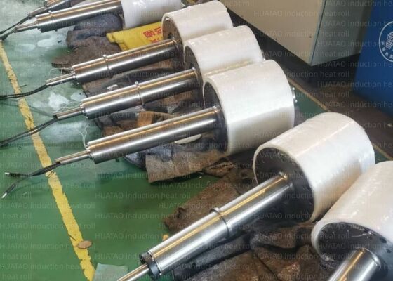 100 bis 450 mm mit L200 bis 460 mm, 700 bis 800 mm mit L700 bis 1000 m, lineare Geschwindigkeit der Induktionsheizwalze, max. 5000 m