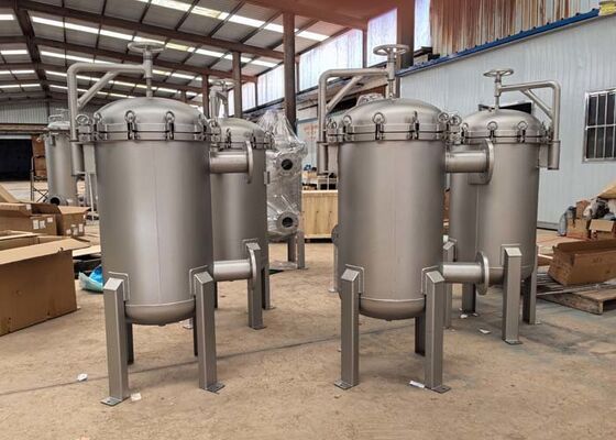 25-Mikron-Beutelfilter 304/316L-Edelstahl-Mehrfachbeutelfilter