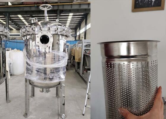 SS Filtergehäuse 5 Mikron Multi Bag Filter für Filtration von Lack