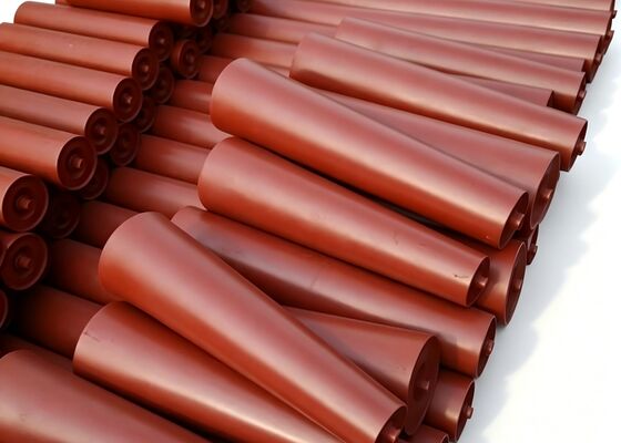 Förderband-Roller HDPE-Material Langlebigkeit Aggregatförderer Ersatzteil