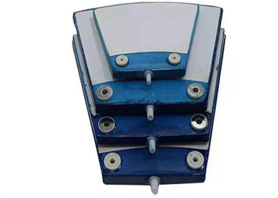 Industrie-Keramik-Filterplatte Aluminiumbasis 1 bis 10 Mikron-Poren chemisches Filtrationssystem