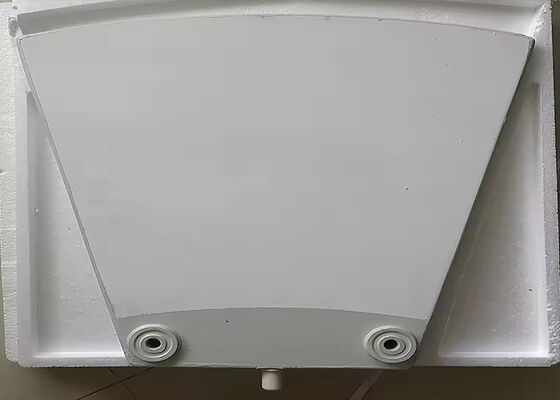 Keramische Vakuumfilterplatte Hohe Festigkeit Al2O3 Material 0,5 Mikron Filtration Industrieanwendung