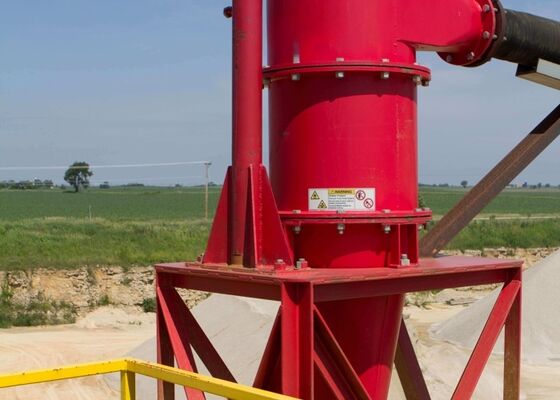 Bergbau-Hydrozyklon-Trennzeichen 250 mm PU-Zyklon für Eisenerz-Mahlklassifizierungsanlage