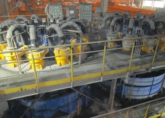 PU-Hydrozyklone-Separator für die Mineralverarbeitung 350 mm Abrasionsbeständiges Bergbausyklonsystem