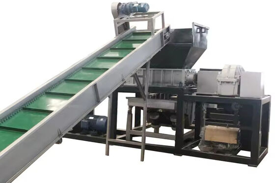 Doppelmotoriger 60-kW-Schredder für das Recycling von Aluminiumschrott