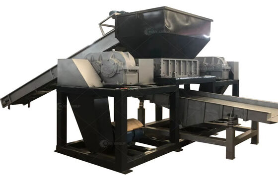 30 kW × 2 Doppelmotor-Zerkleinerungsmaschine für die Hausmüllverarbeitung