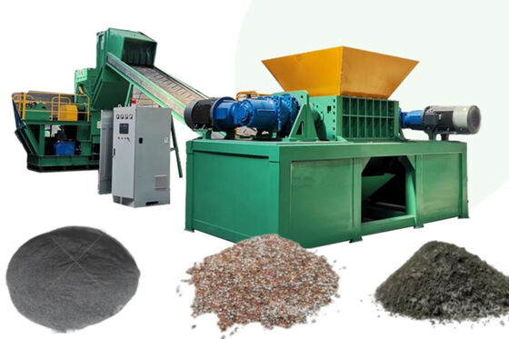 Industrielle Doppelwellen-Schredder 60kW für das Recycling von Kunststofftrommeln