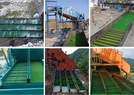 Hohe Aufnahmequote Goldwaschanlage Matten für die Bergbauindustrie