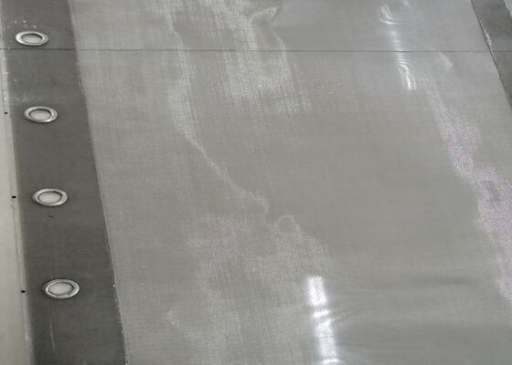 304L Grommet-Bildschirm für Rotex-Separatoren Schwarz PU-Streifen 0,0014-0,0090 Zoll Draht