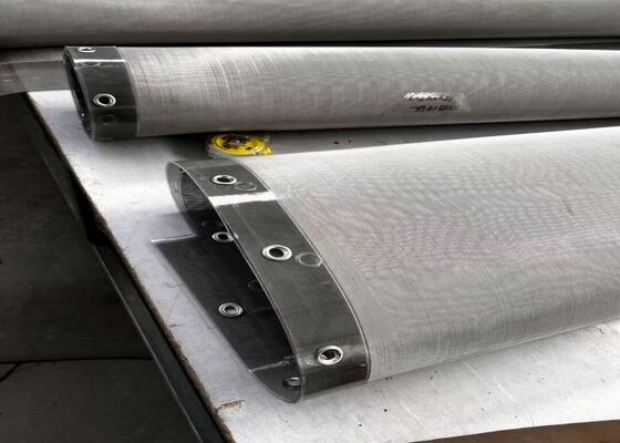 Rotex Ersatzbildschirm aus 304 Edelstahl Schwarz PU-Streifen Lebensmittelqualität kompatibel