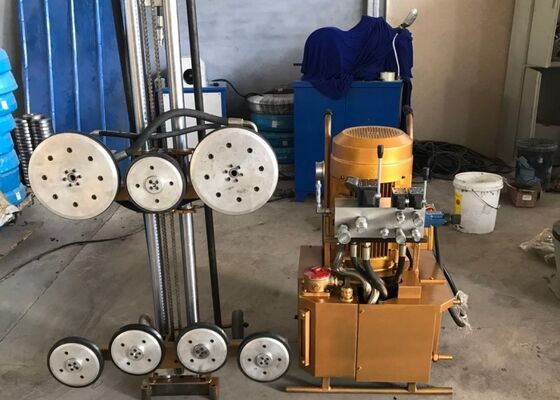 Stabile und leistungsstarke hydraulische Seilsäge für Wasserdichtigkeit und gleichmäßiges Arbeiten