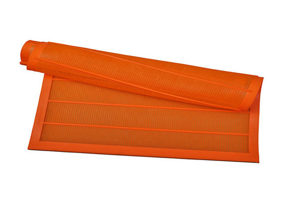 700mm x 1040mm orange Polyurethan-Feinsieb mit 0,075mm-1,5mm Lochbreite und 6-12 Monaten Lebensdauer für Steinbrüche