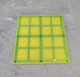Polyurethan-vibrierender Schirm-Maschen-bereiten Entwässerungsschirm-Platte für feinen Sand Maschine auf