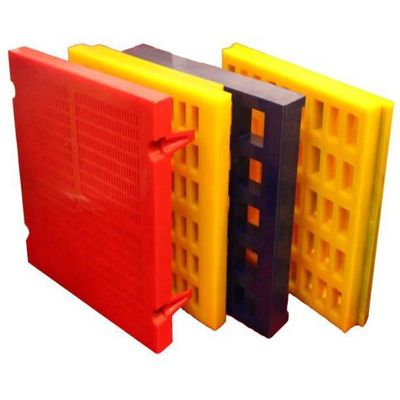 Entwässerungsschirmmatte PU-modulare PU-Platte für die Sandentwässerung