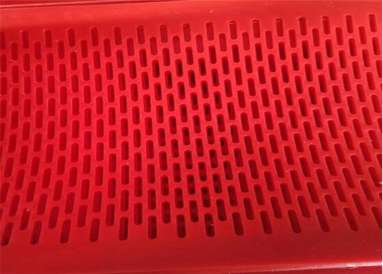 Hochfester Polyurethan-Elastomer-Flip-Flop-Bildschirm mit anpassbarer Farbe für Schrauben- und Klemmsysteme