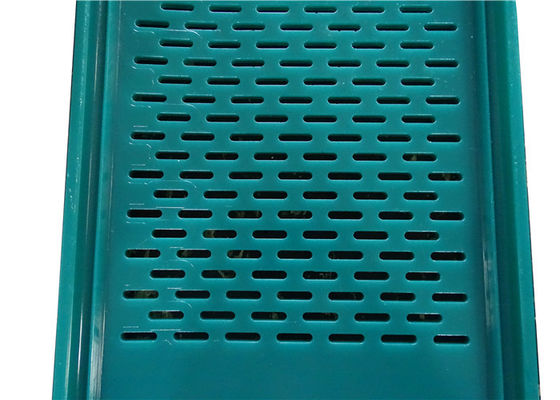 Bergbau-Schwingschirm-Gitter PU-Flip-Flop-Schirm für die Kohlewaschung aus hochfesten Polyurethan-Elastomeren mit Schrauben- und Klemmsystemen in individuell angepassten Farben