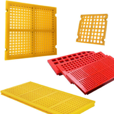 PU-Quarzsand-Entwässerungsvibrierender Schirm Mesh Panels